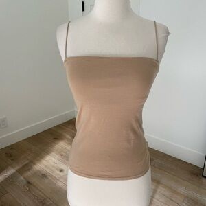Enza Costa Beige Camisole Top